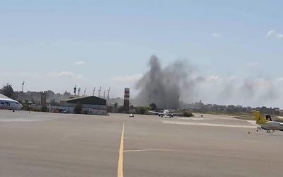 Bombardement à l'aéroport de Tripoli