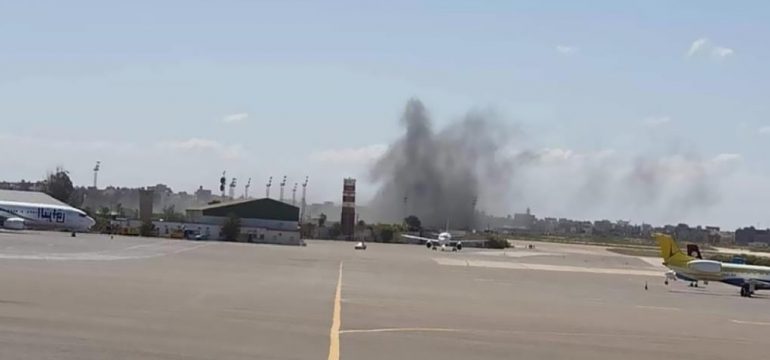 Bombardement à l'aéroport de Tripoli